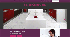 Desktop Screenshot of kallodcarpet.com