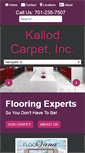 Mobile Screenshot of kallodcarpet.com